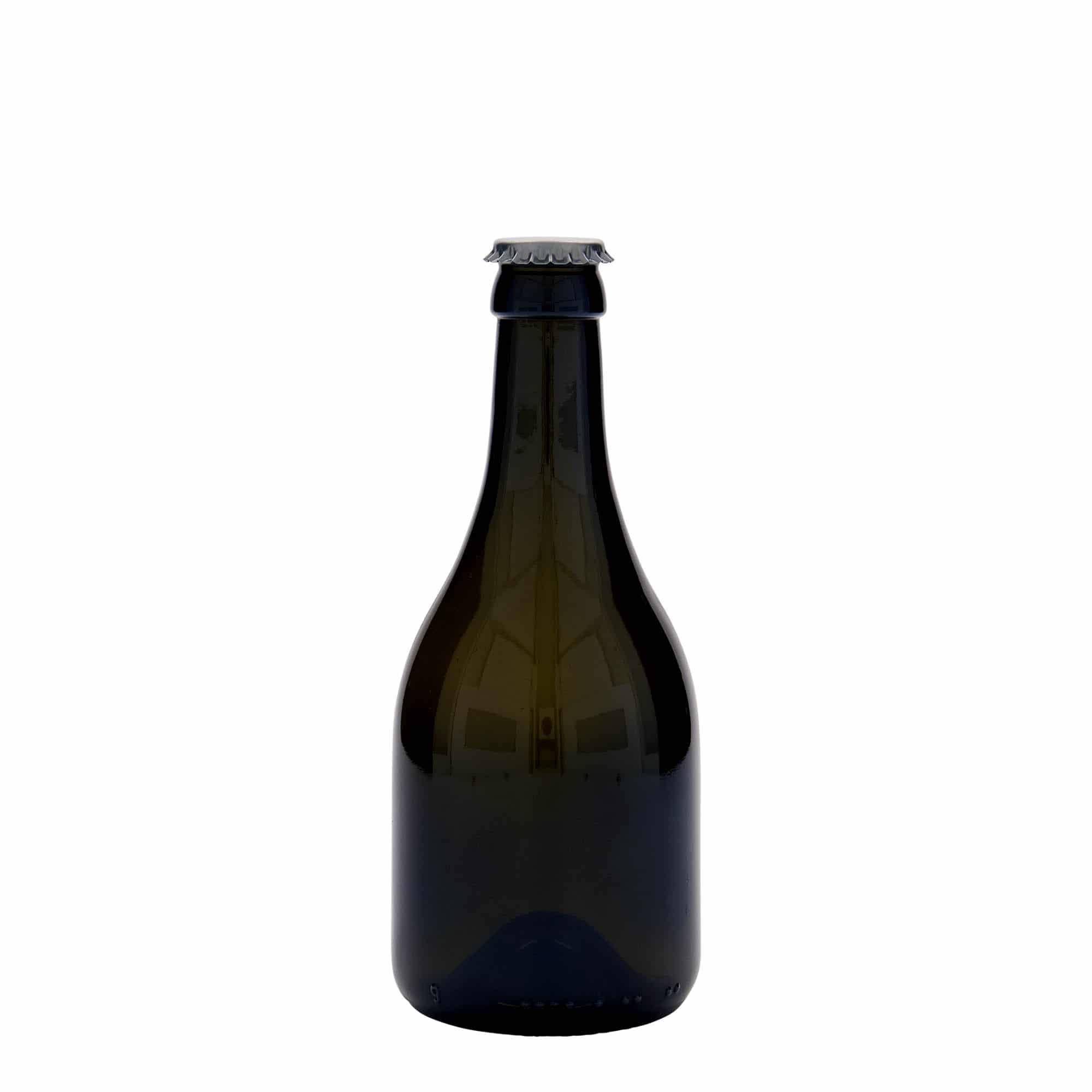 Botella de cerveza 'Horta' de 330 ml, vidrio, verde antiguo, boca: chapa