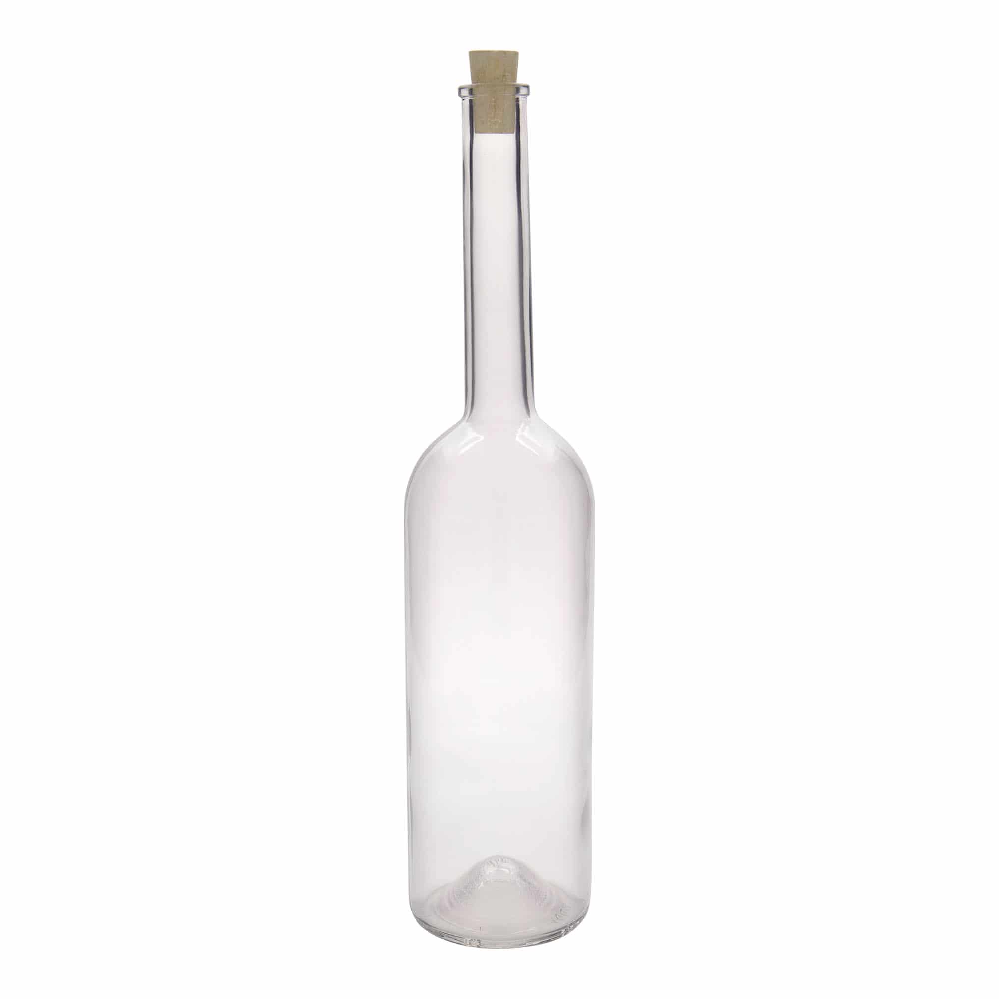 Botella de vidrio 'Opera' de 1000 ml, boca: corcho