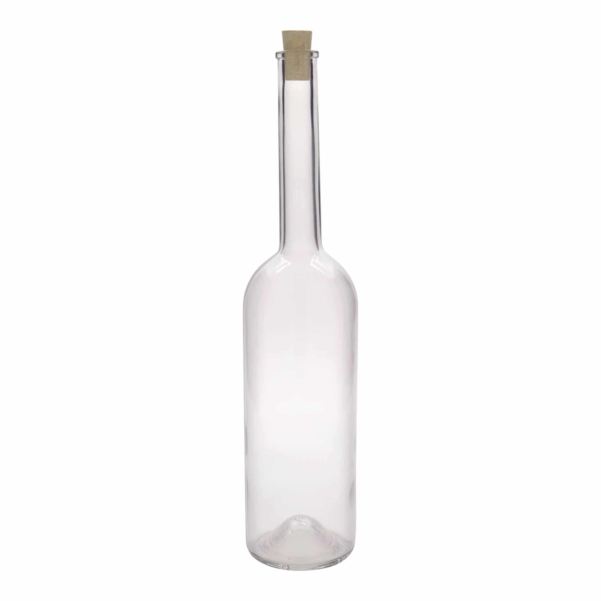 Botella de vidrio de 1.000 ml 'Opera', boca: corcho
