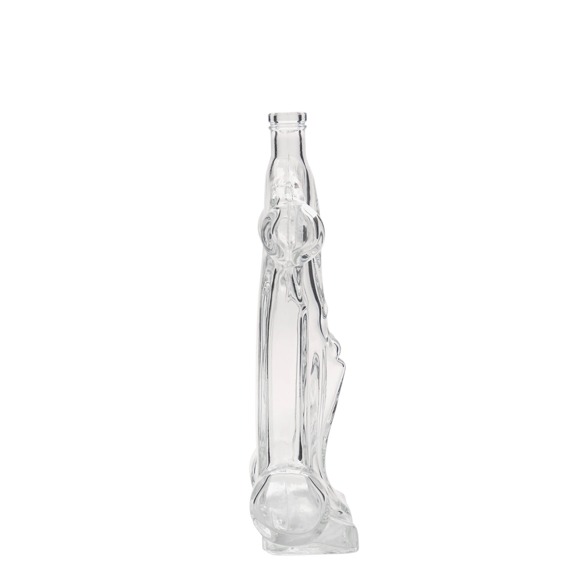 Botella de vidrio de 200 ml 'Coche de carreras', boca: corcho