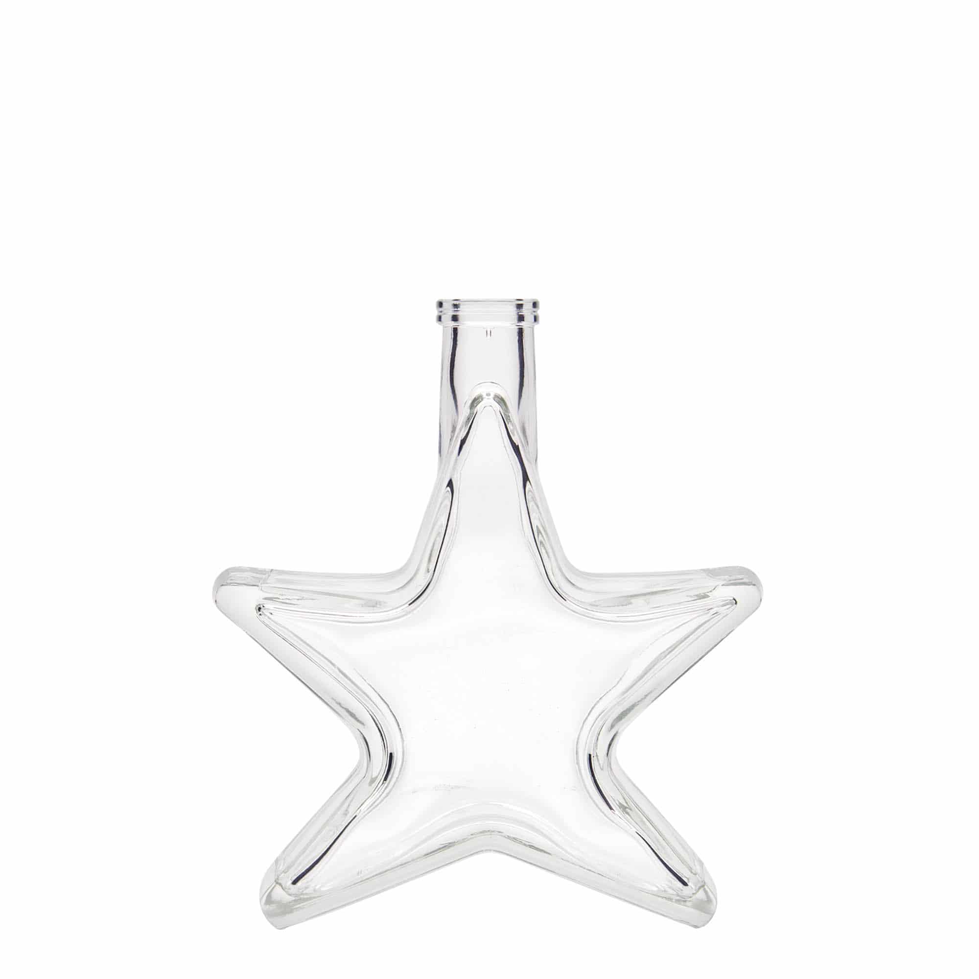 Botella de vidrio de 200 ml 'Estrella', boca: corcho Botella de vidrio de 200 ml 'Estrella', boca: corcho