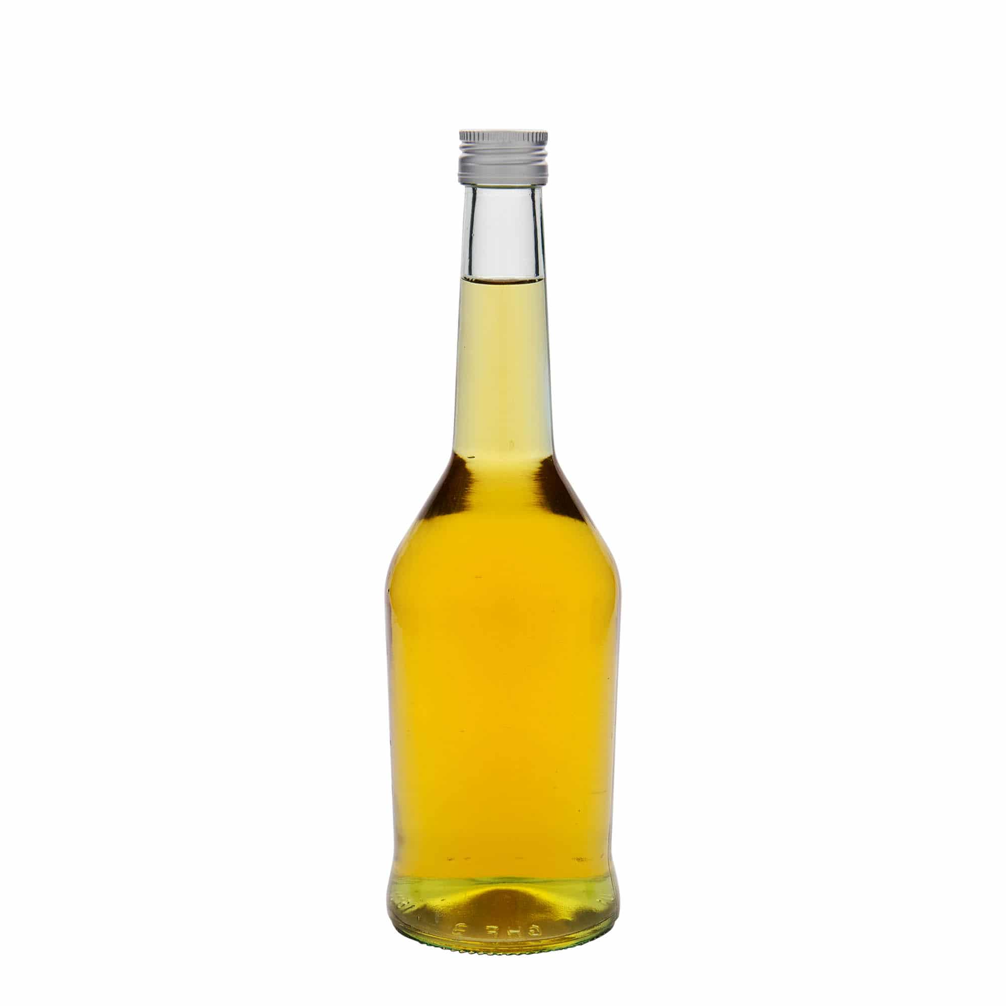 Botella de vidrio para alcohol de 500 ml, boca: PP 28