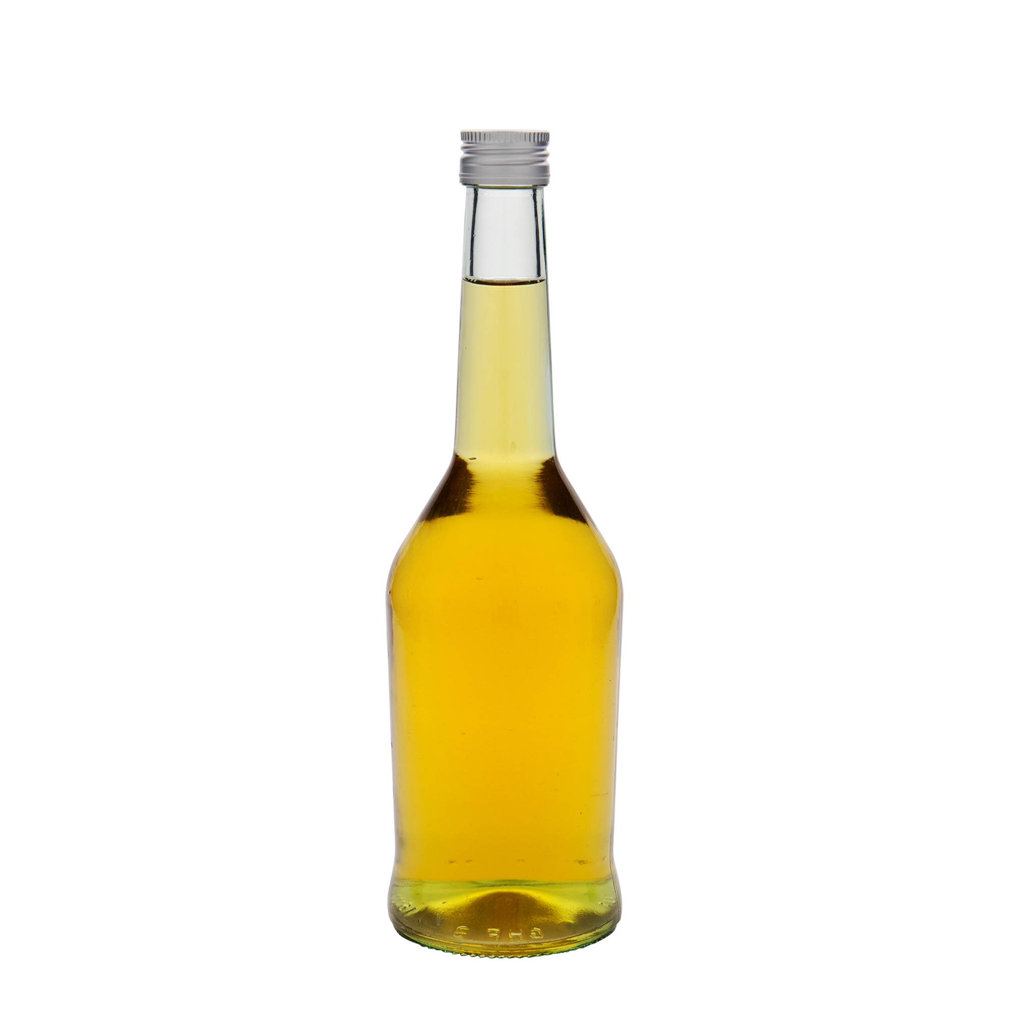 Botella de vidrio de 500 ml para licores, boca: PP 28