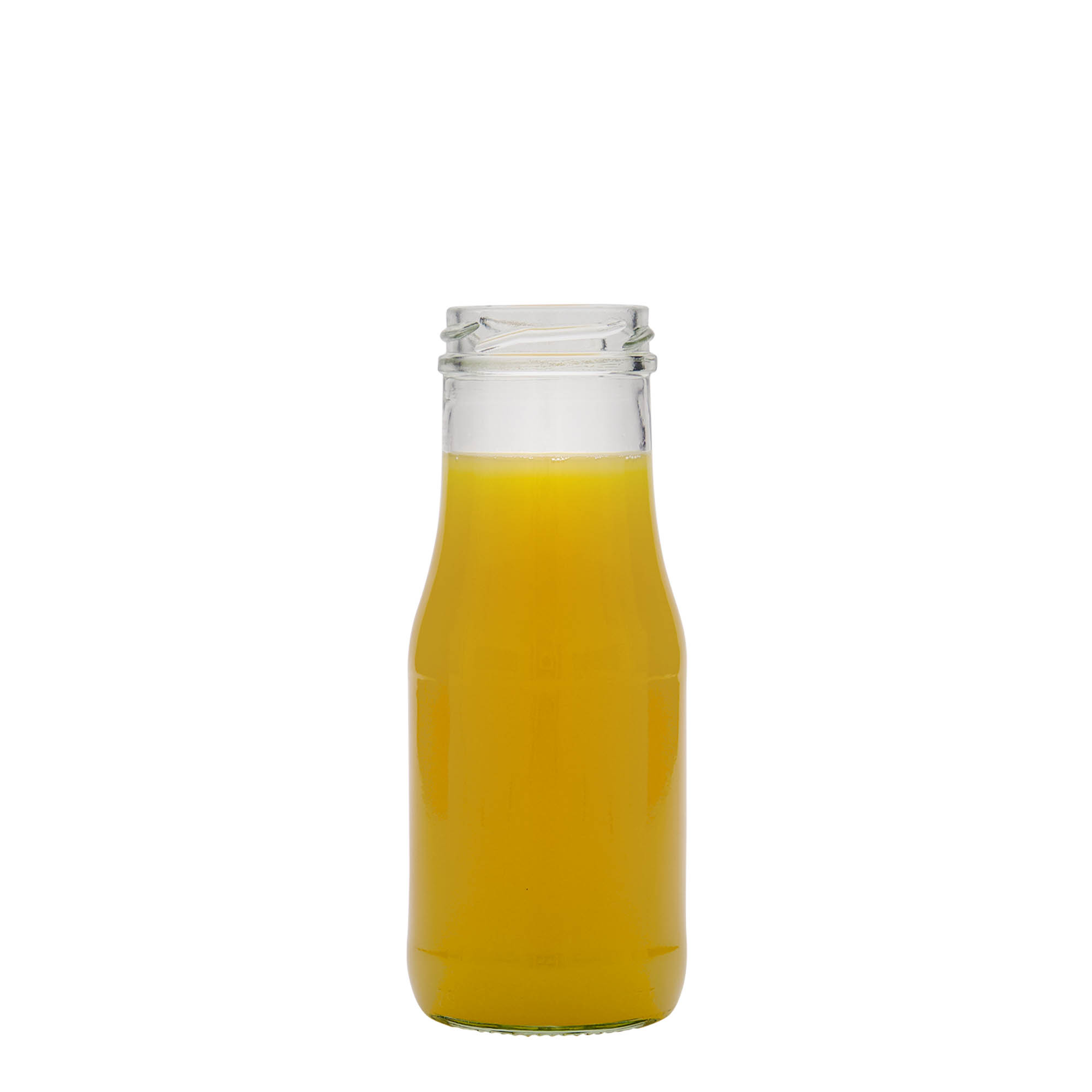 Botella de vidrio de 250 ml Susann, boca: Twist-Off (TO 48)