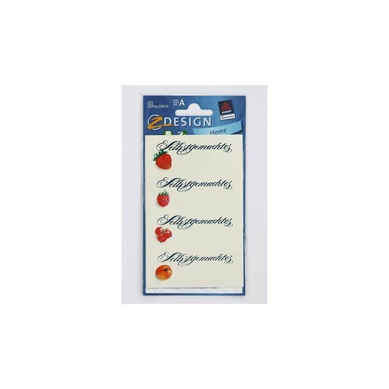 Etiquetas Zweckform 'Producción propia', rectangulares, papel, multicolor Etiquetas Zweckform 'Producción propia', rectangulares, papel, multicolor
