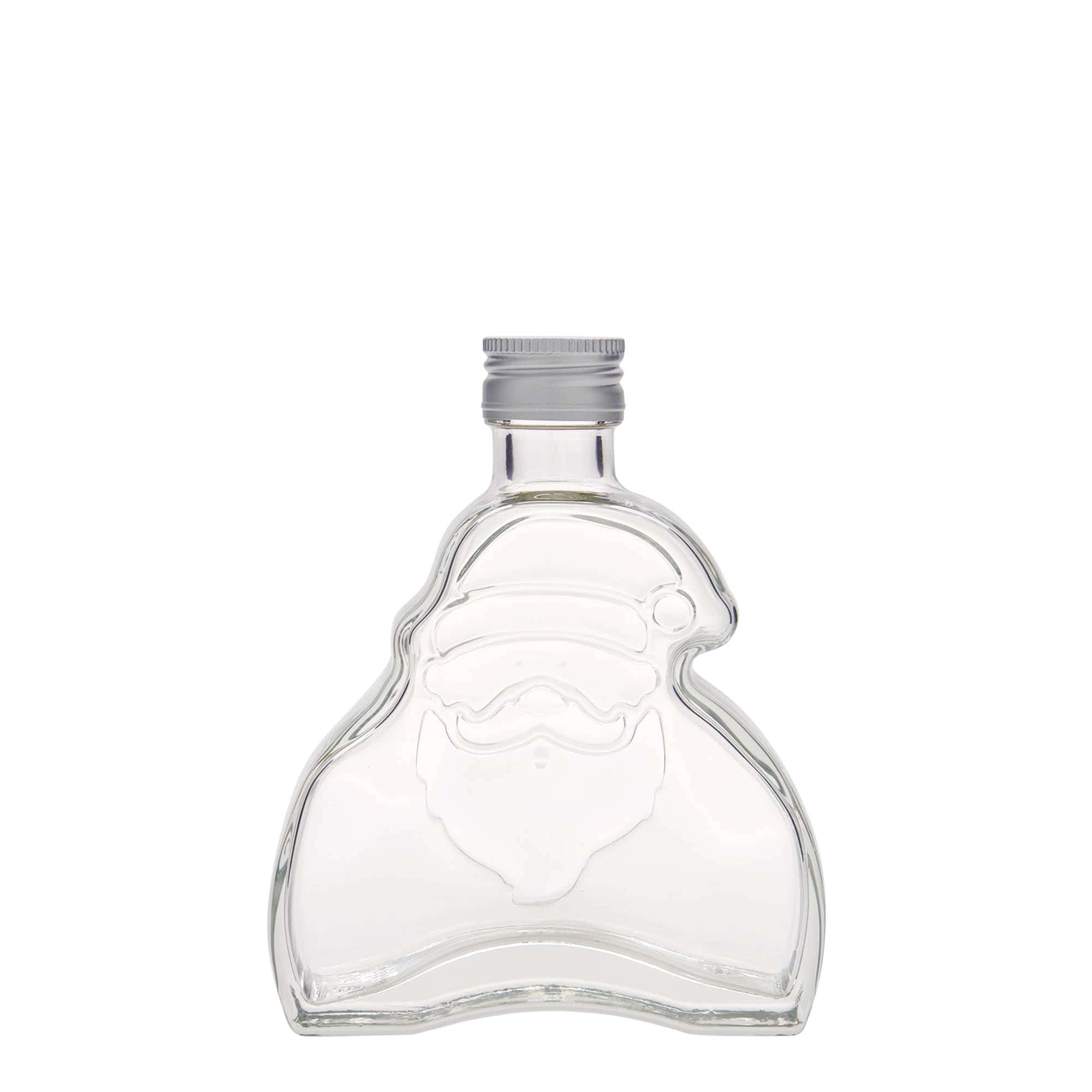 Botella de vidrio de 200 ml 'Santa Claus', boca: PP 28