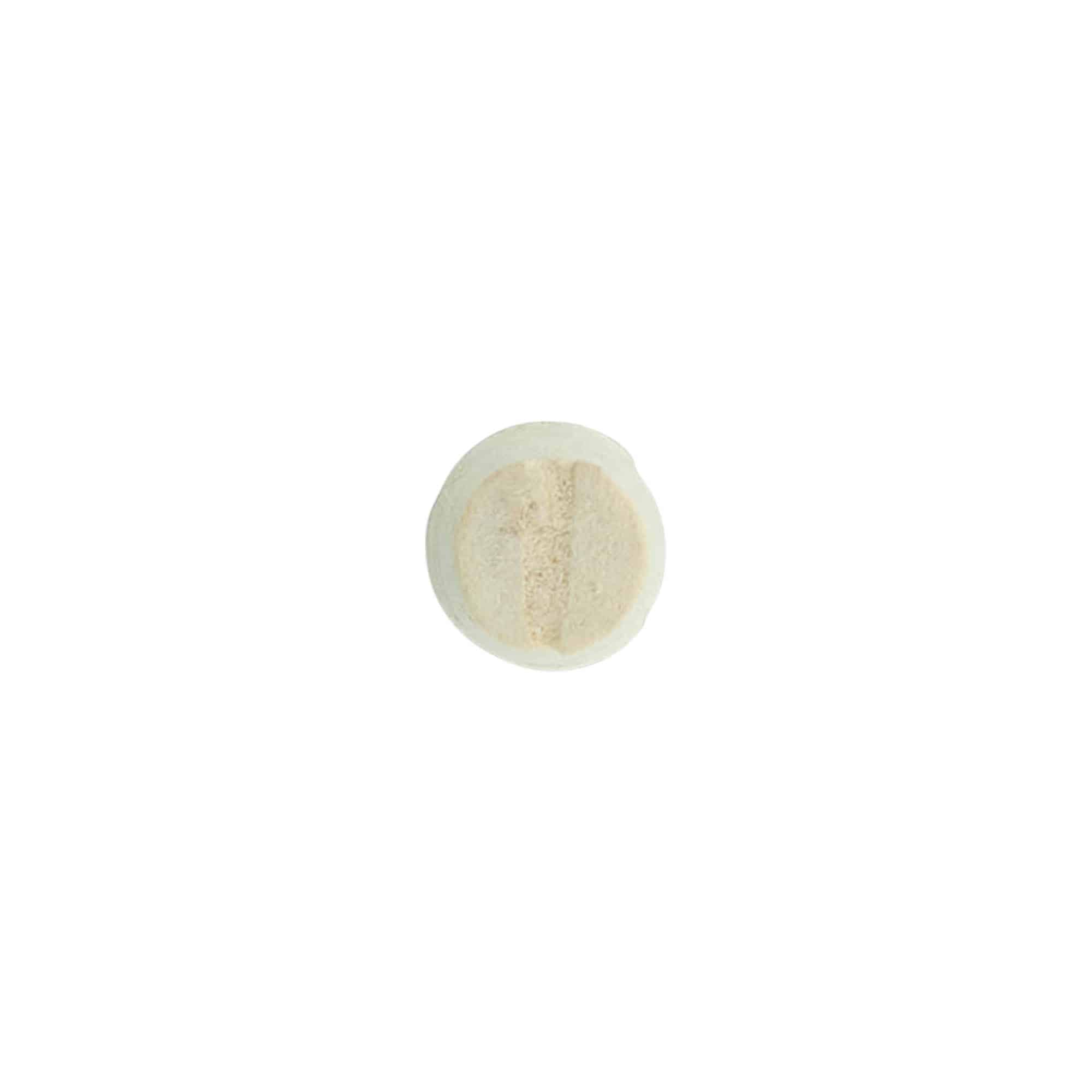 Tapón cónico 9-12 x 22, corcho natural, blanqueado, para boca: corcho