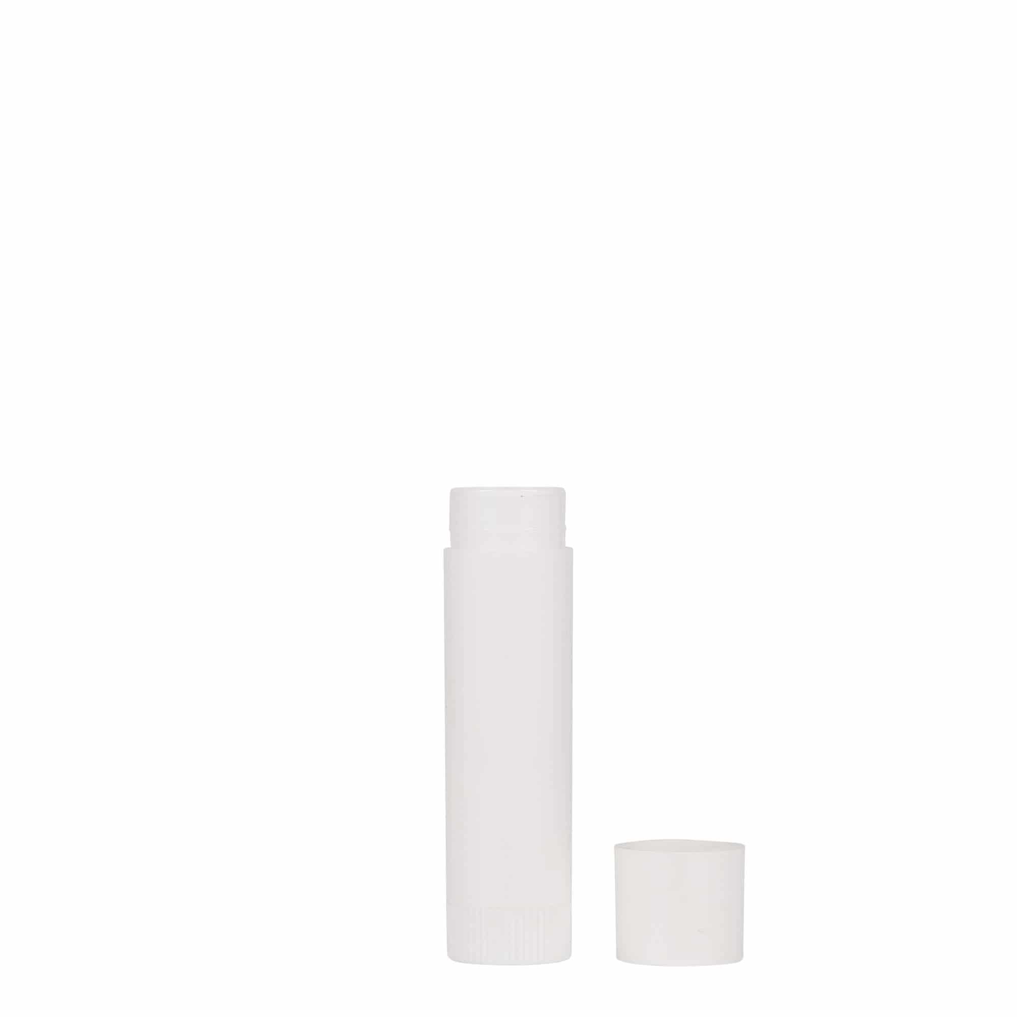 6 ml tubo de lápiz labial, plástico PP, blanco