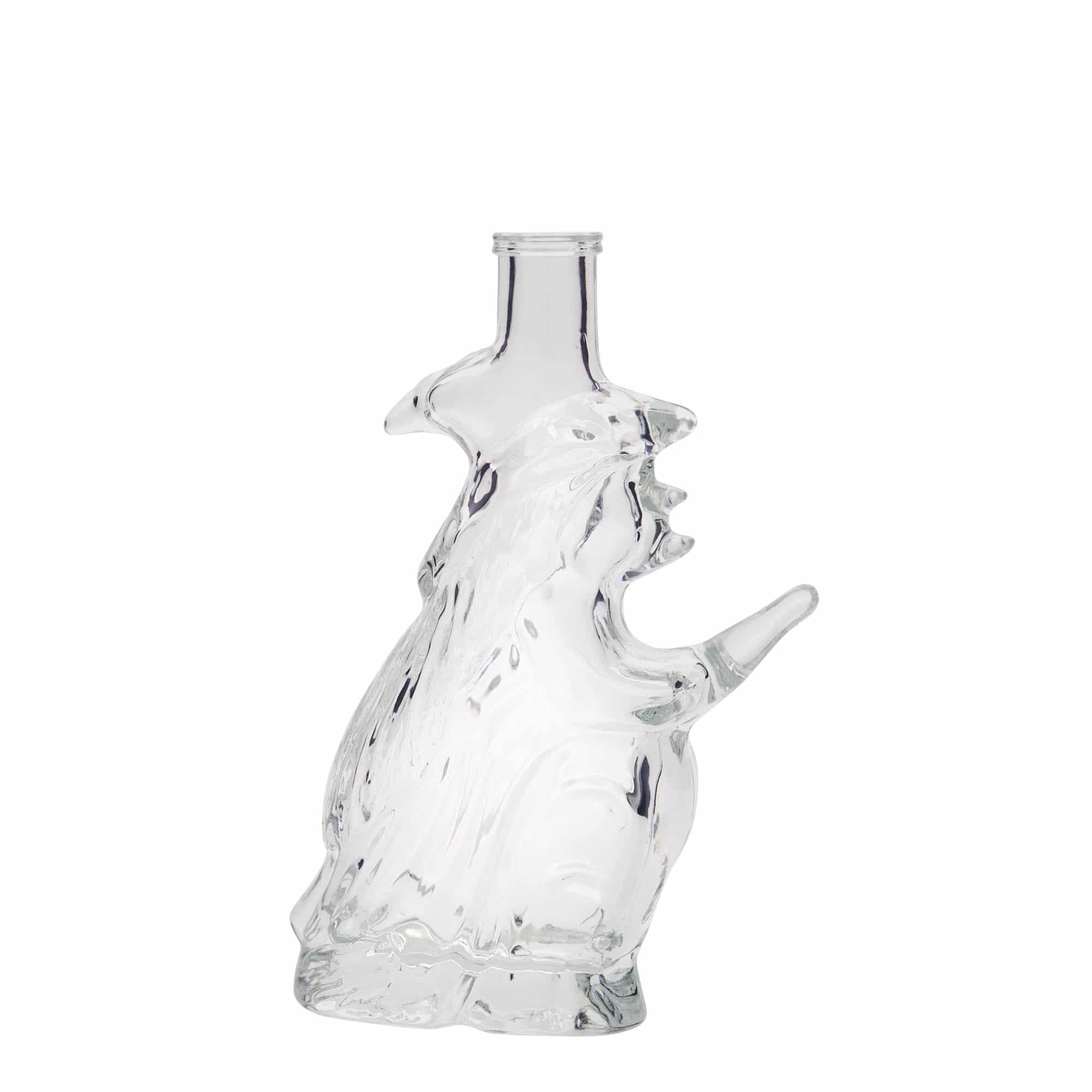 Botella de vidrio de 200 ml 'Hexe', boca: corcho