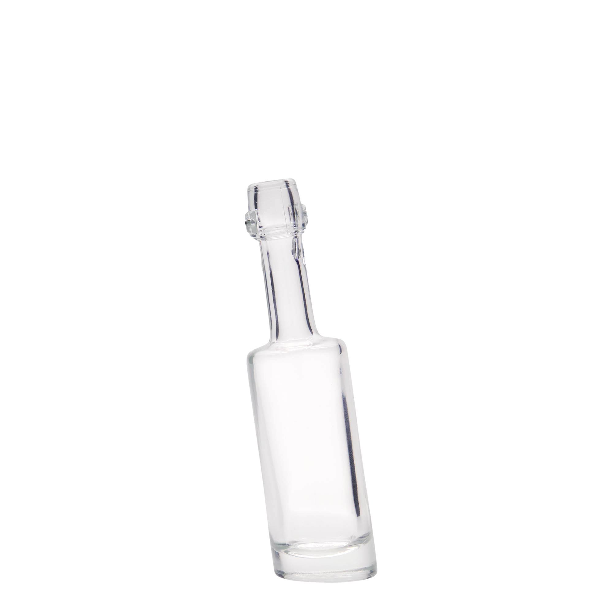 Botella de cristal de 40 ml 'Bounty', boca: cierre de palanca Botella de cristal de 40 ml 'Bounty', boca: cierre de palanca