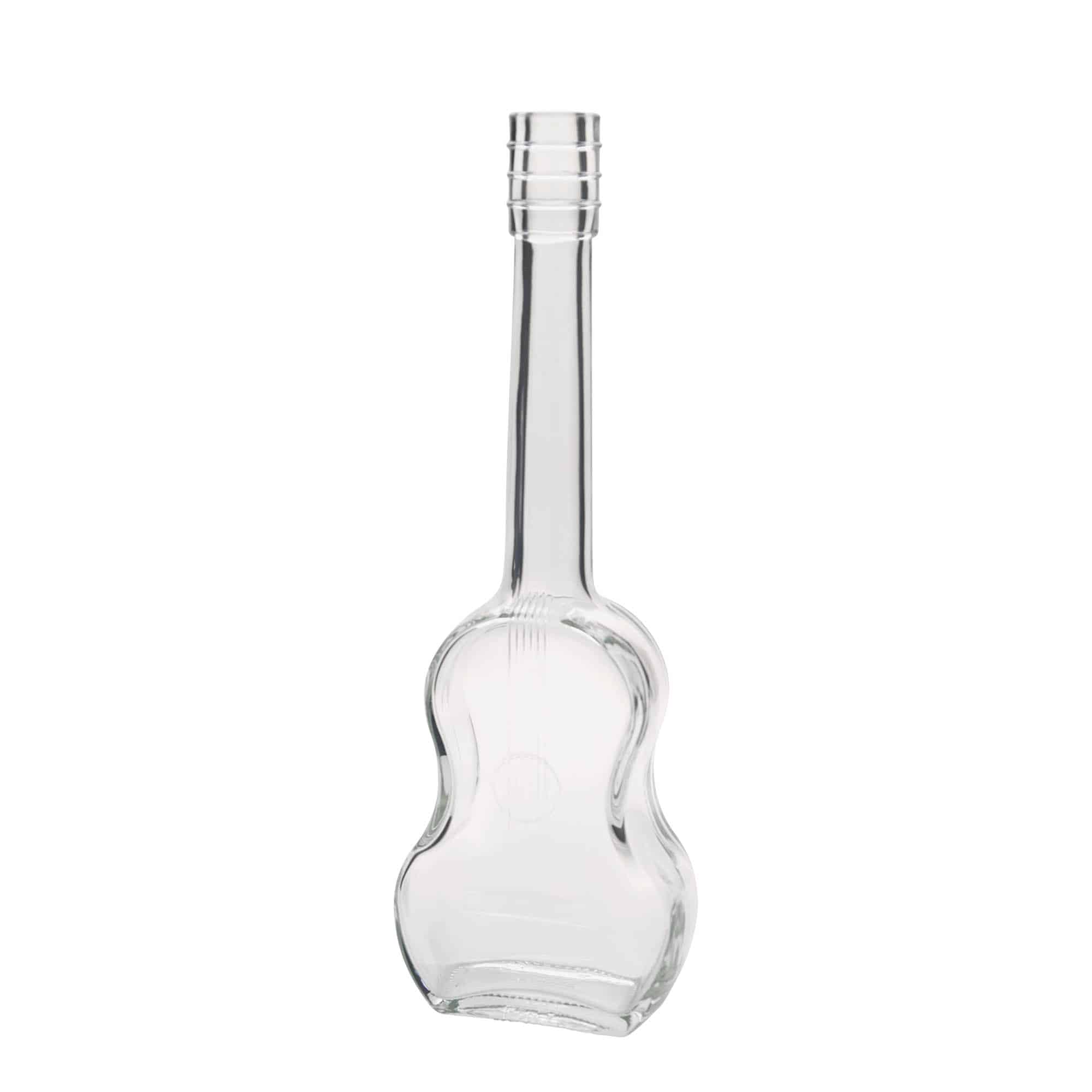 Botella de vidrio 'Guitarra' de 500 ml, boca: corcho