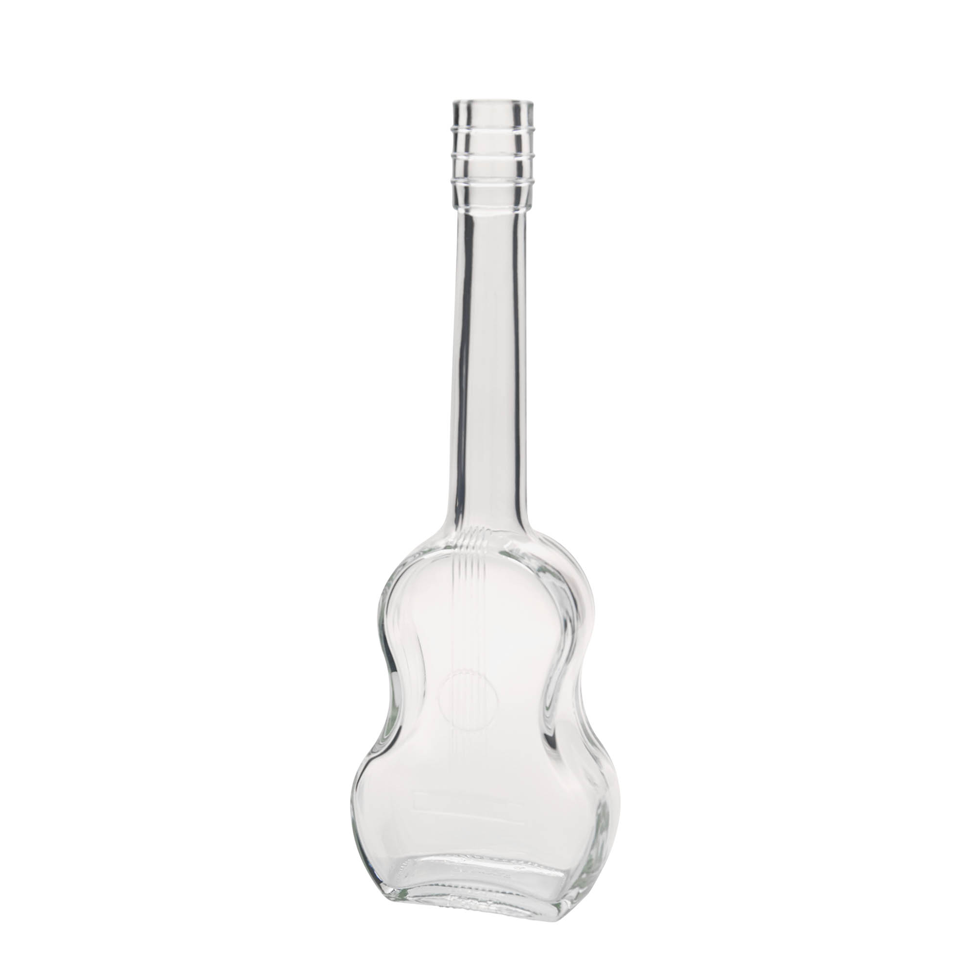 Botella de vidrio de 500 ml 'Guitarra', boca: corcho