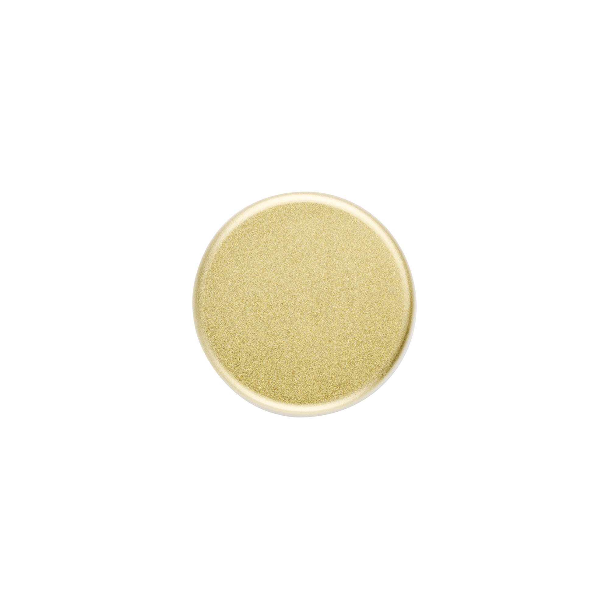 Tapón de rosca, metal, dorado, para boca: GPI 28/400 Tapón de rosca, metal, dorado, para boca: GPI 28/400