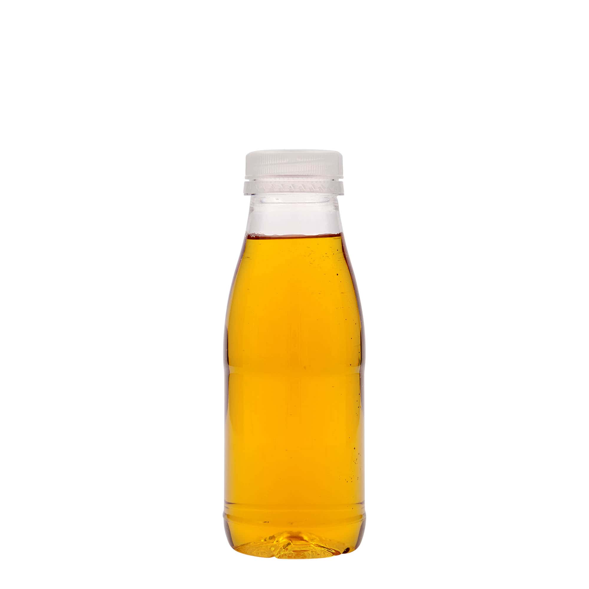 Botella PET de 330 ml «Milk and Juice», plástico, boca: 38 mm