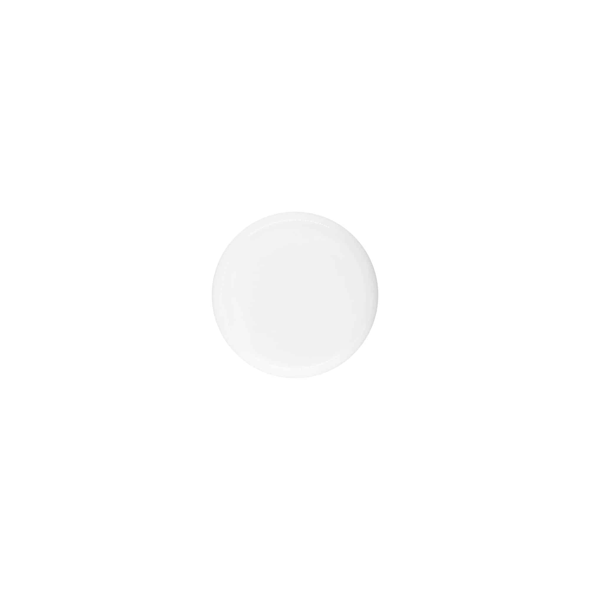 Tapón de rosca para 'Bianca' de 15 ml, plástico de PP, blanco