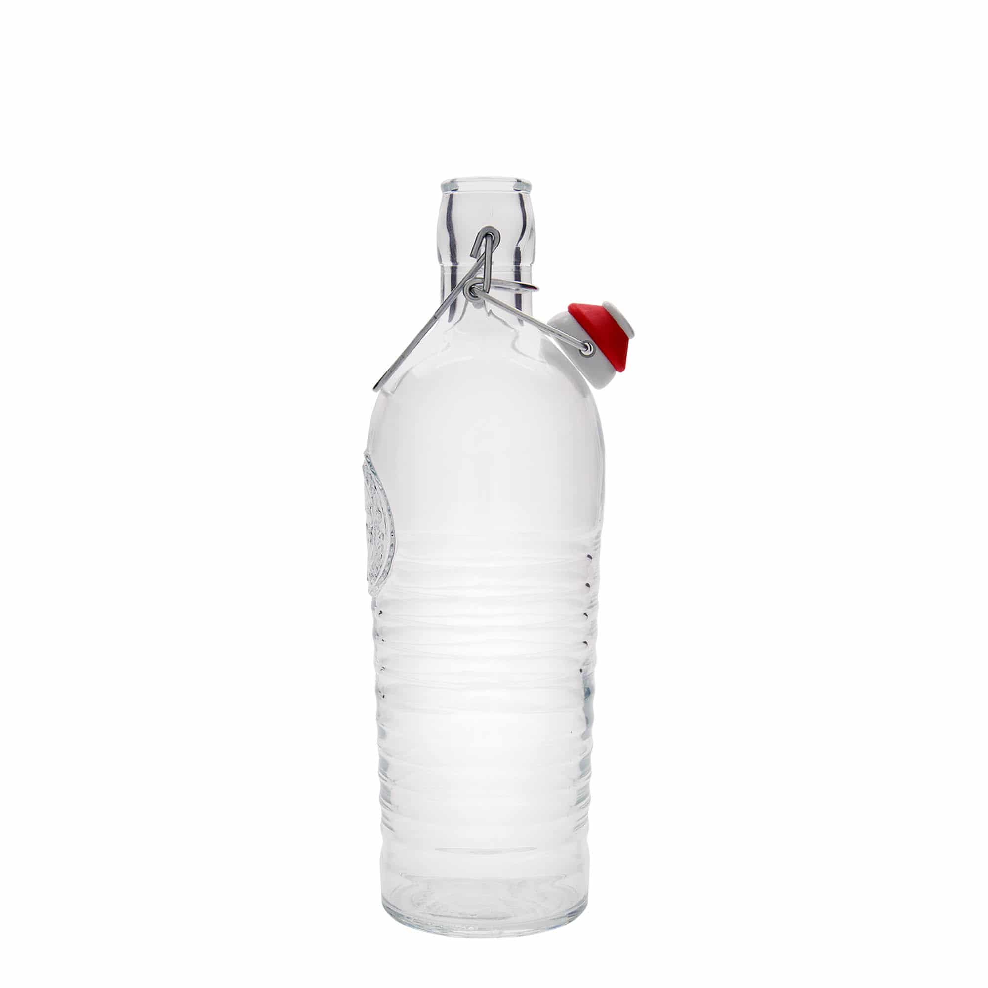 Botella de vidrio 'Officina 1825' de 1200 ml, boca: tapón mecánico