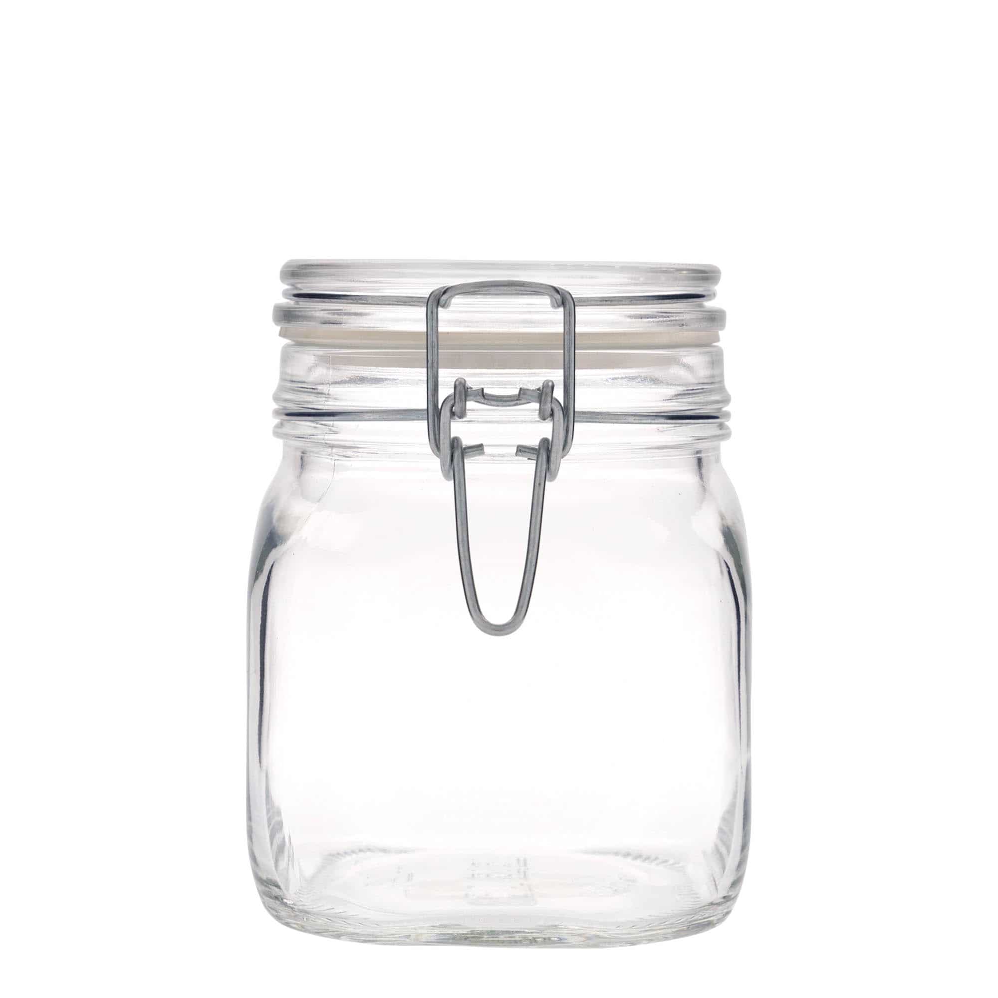 Tarro hermético 'Fido' de 750 ml, cuadrado, boca: cierre mecánico Tarro hermético 'Fido' de 750 ml, cuadrado, boca: cierre mecánico