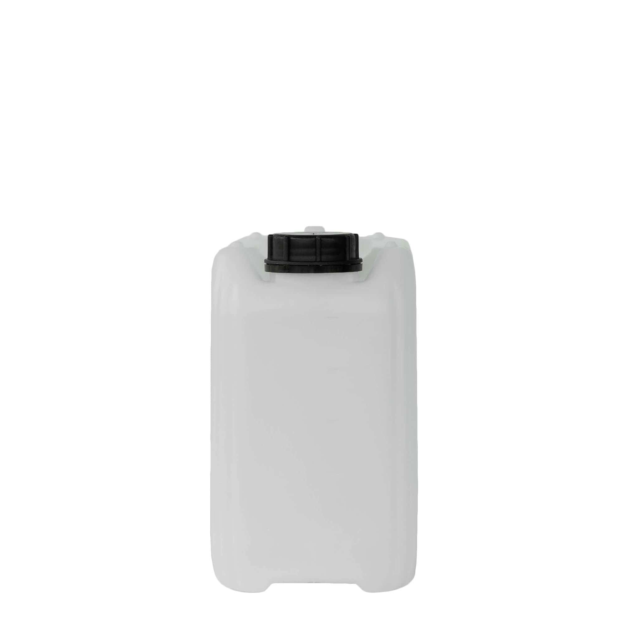 5 l bidón, rectangular, plástico HDPE, natural, boca: ND 55
