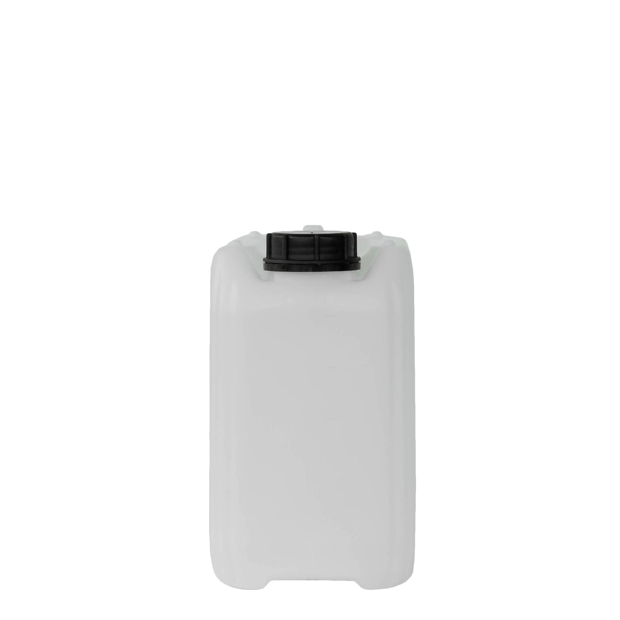 5 l bidón, rectangular, plástico HDPE, natural, boca: ND 55