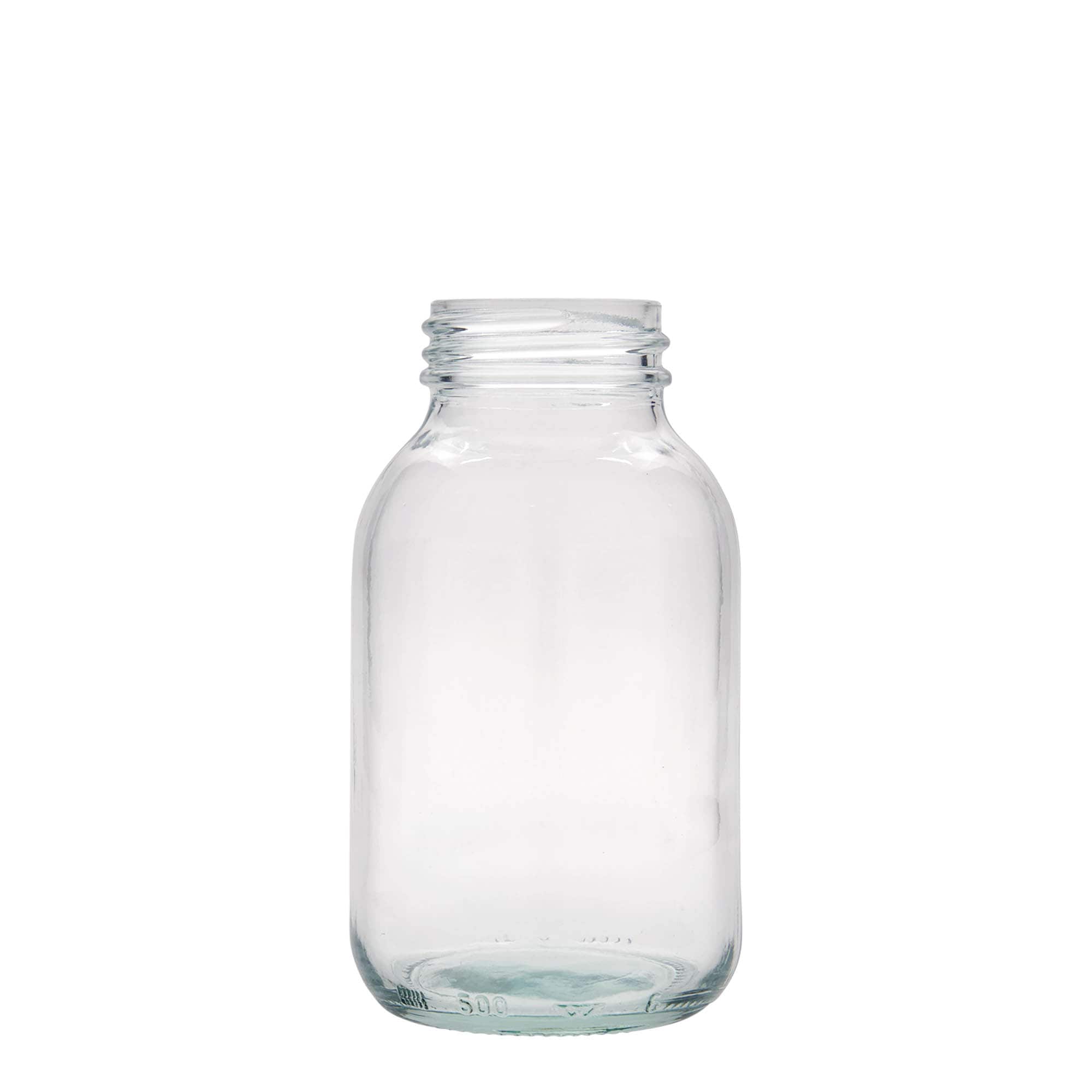 500 ml frasco de cuello ancho, boca: DIN 55