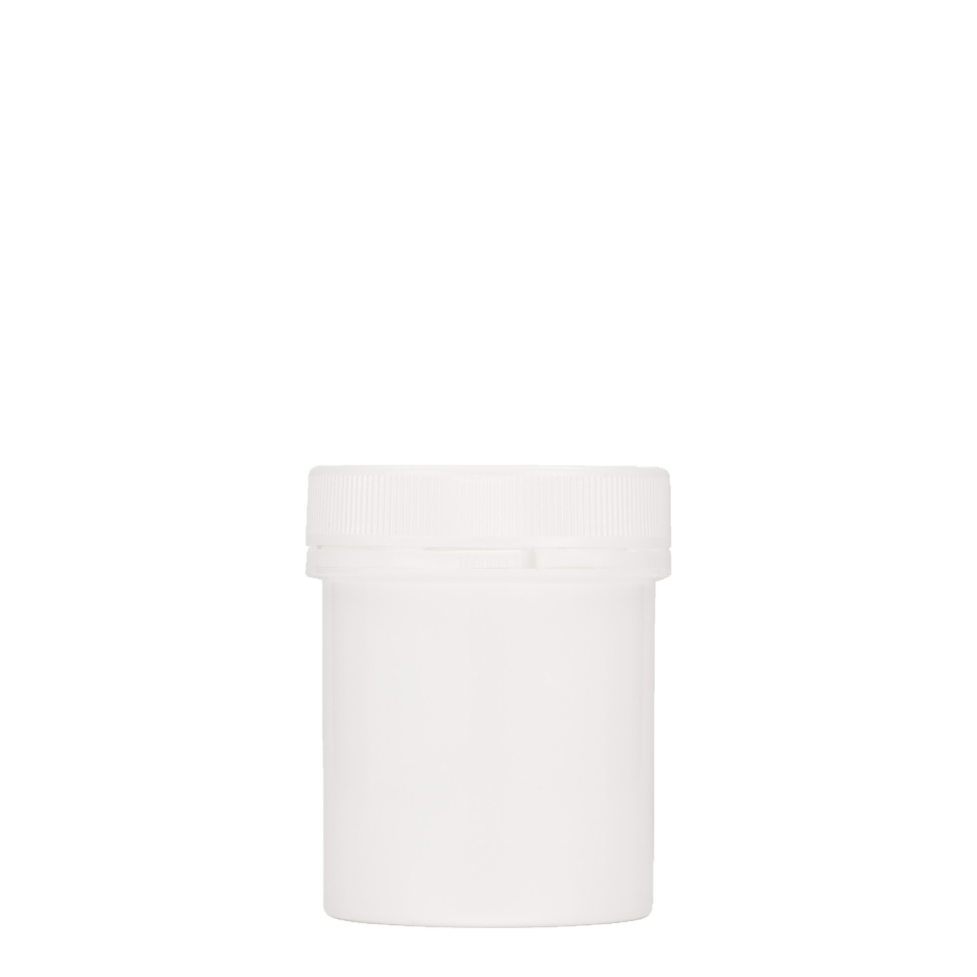 Bote de plástico 'Securilock' de 150 ml, PP, blanco, boca: tapón de rosca