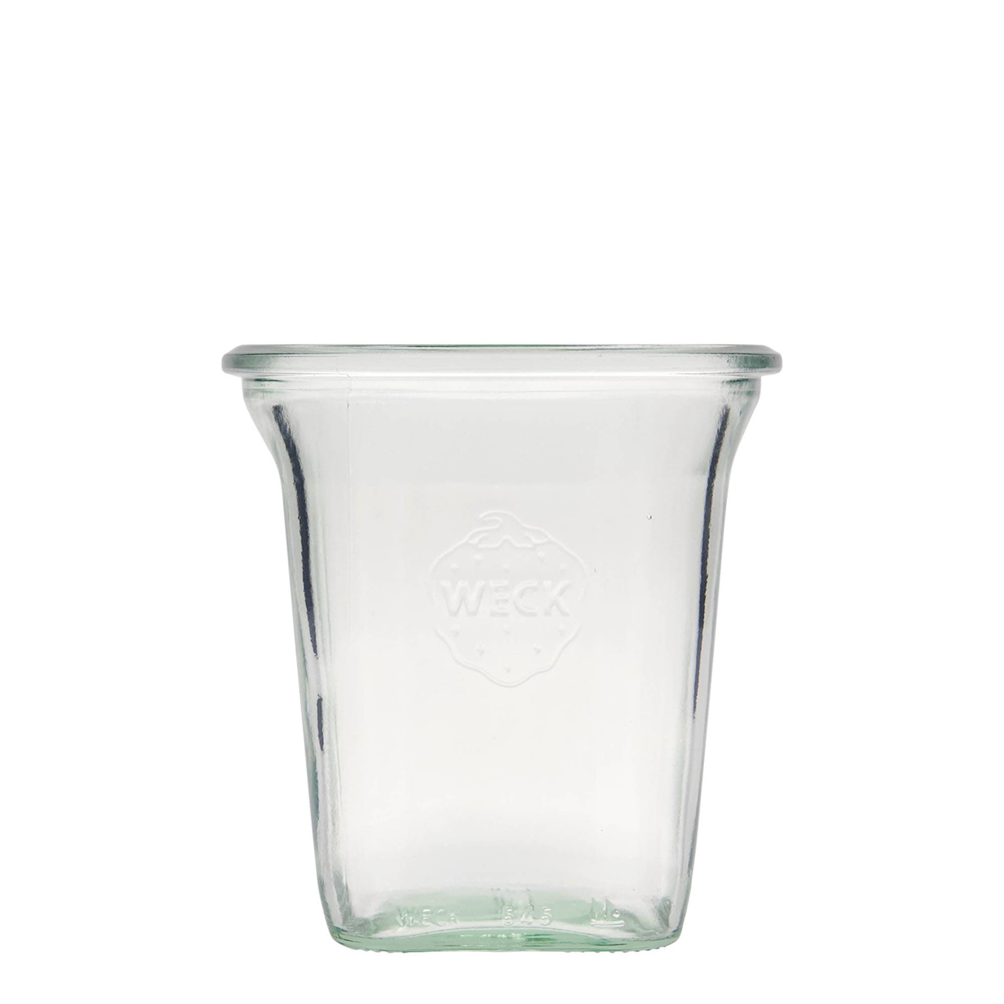 6x 545 ml tarro tipo Quadro WECK con tapa de vidrio RR 100