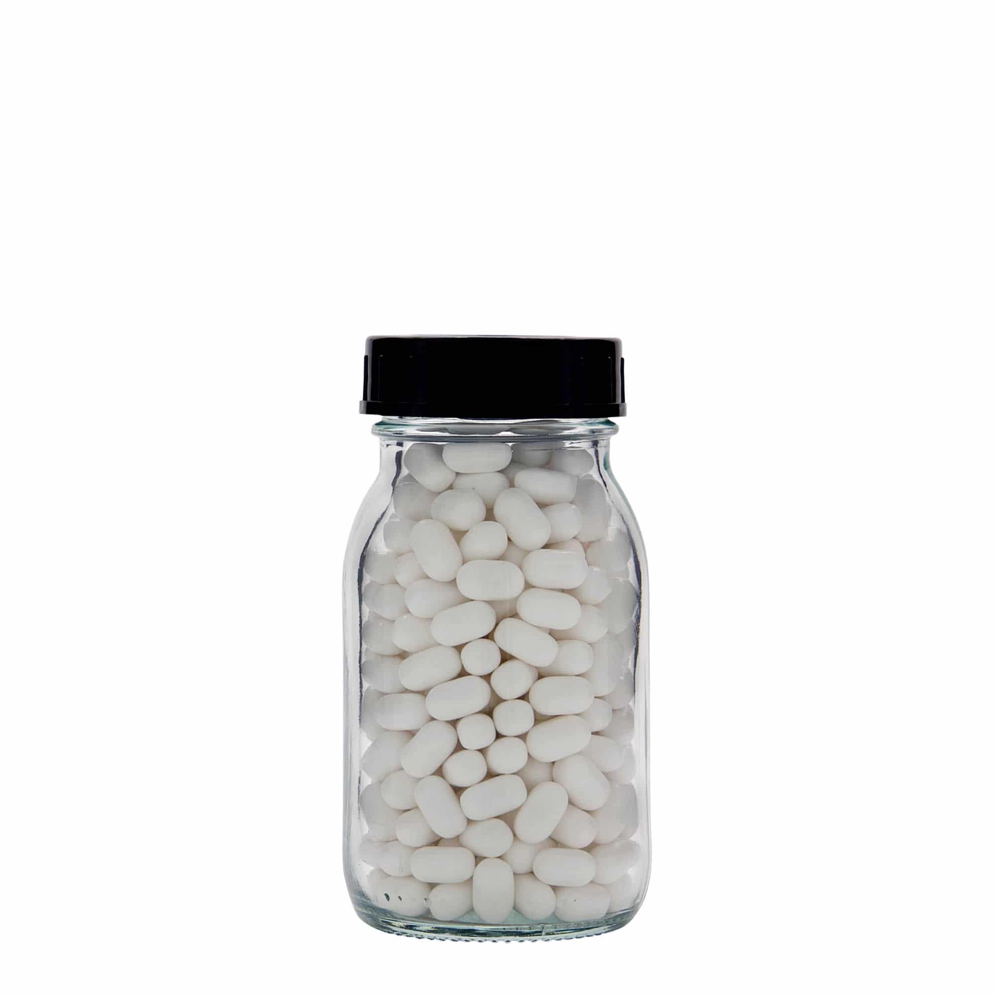 150 ml tarro de boca ancha, boca: DIN 45
