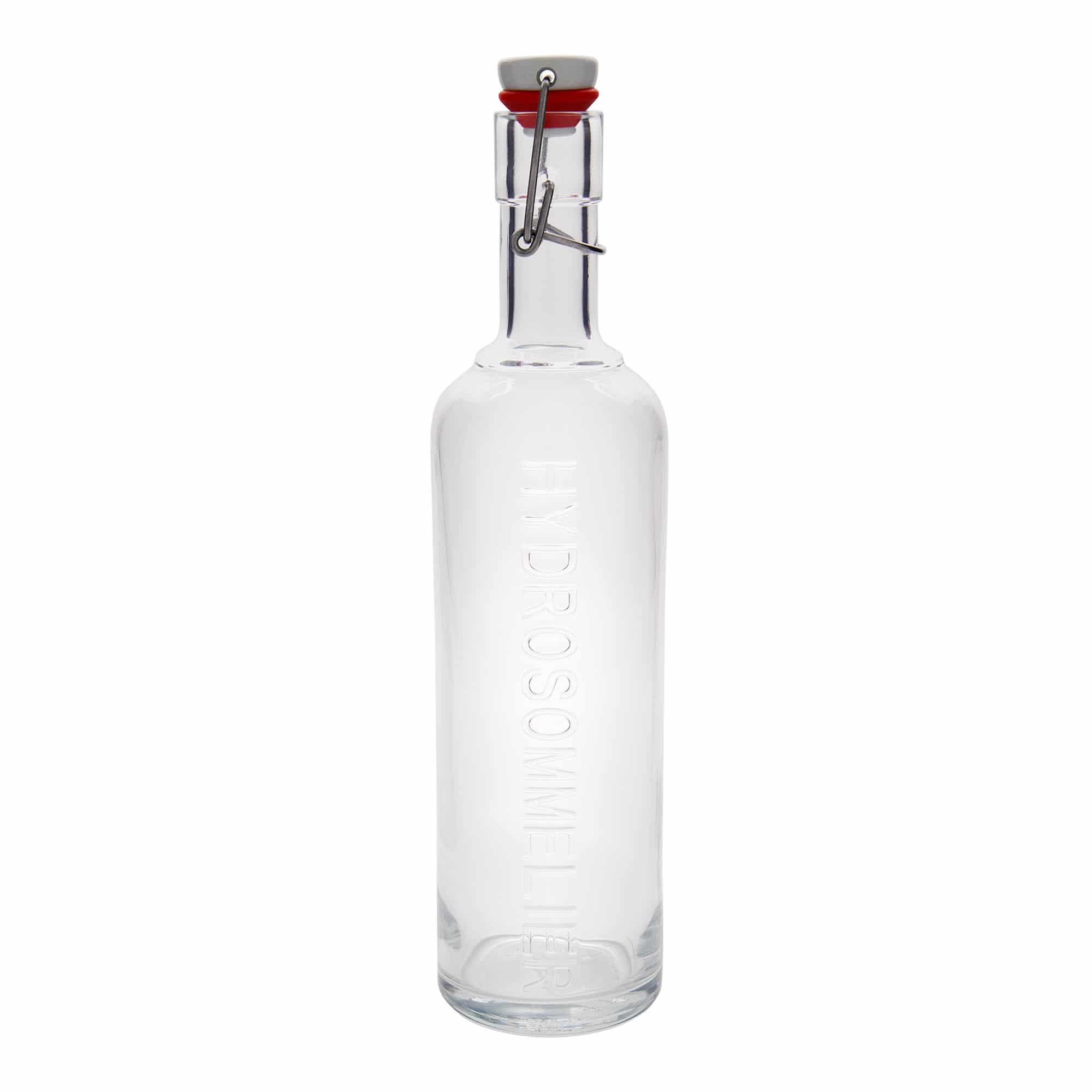 Botella de vidrio 'Optima Hydrosommelier' de 1000 ml, boca: tapón mecánico