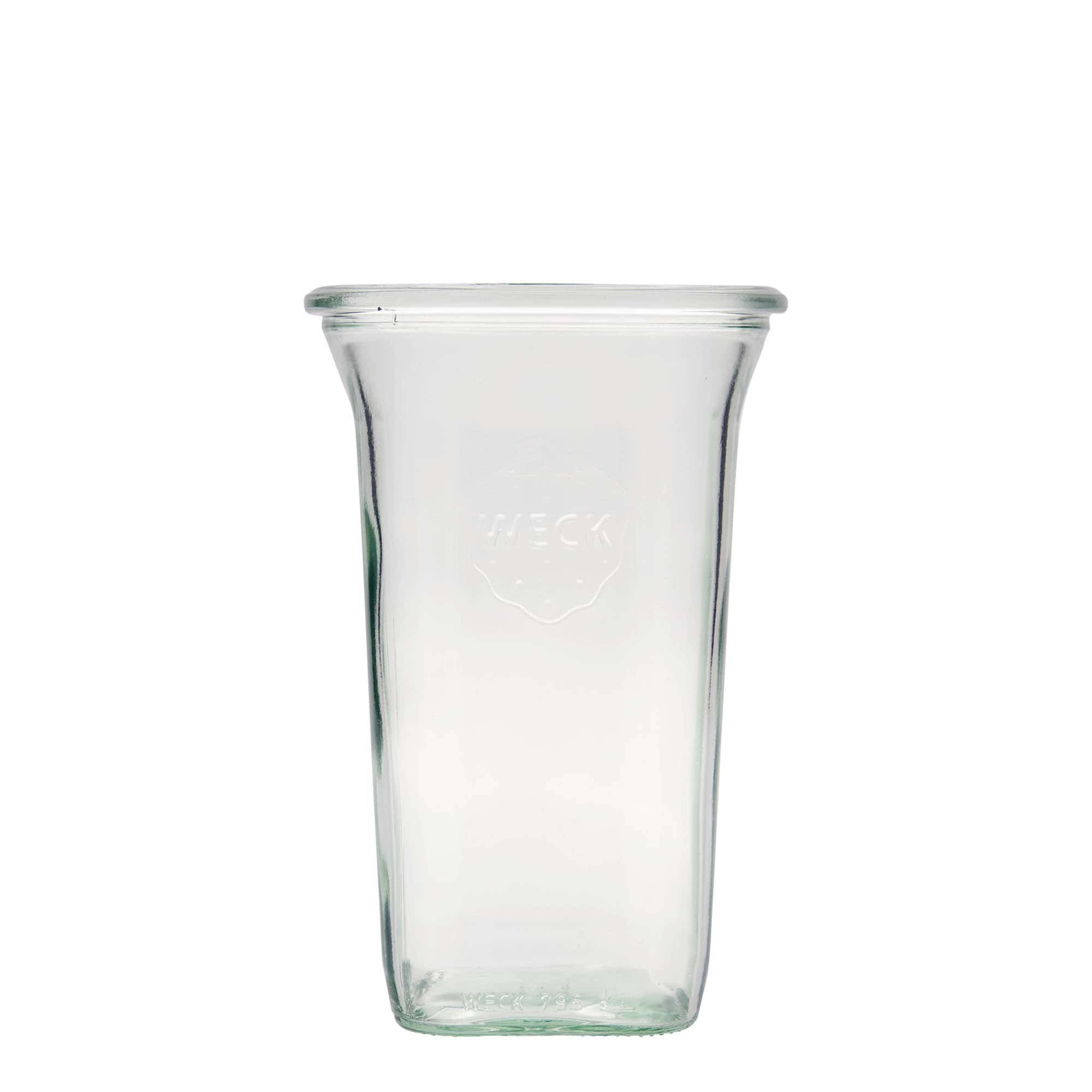 Tarro Quadro WECK de 795 ml, cuadrada, boca: borde redondo