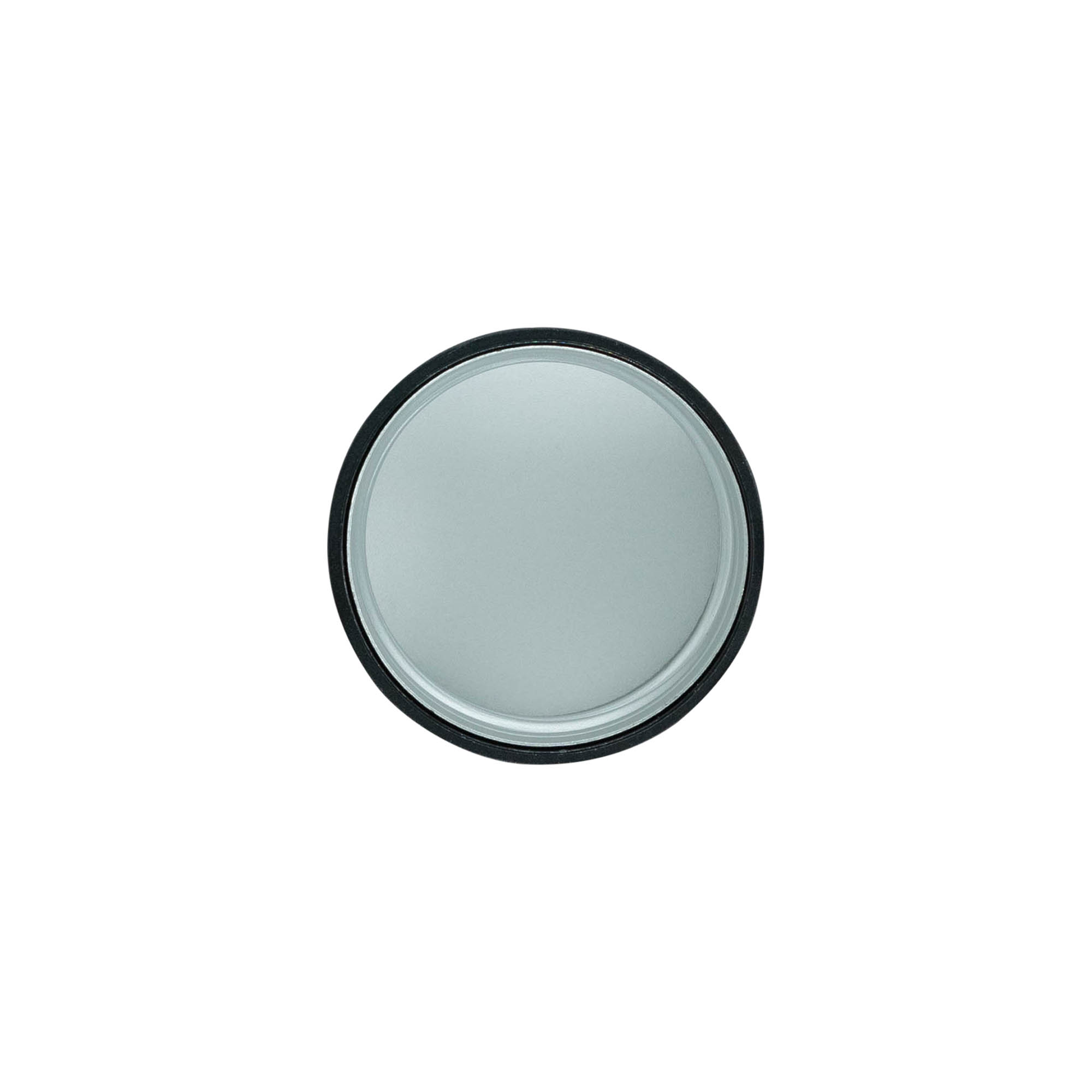Tapón de rosca, metal-plástico, negro, para boca: PP 31,5