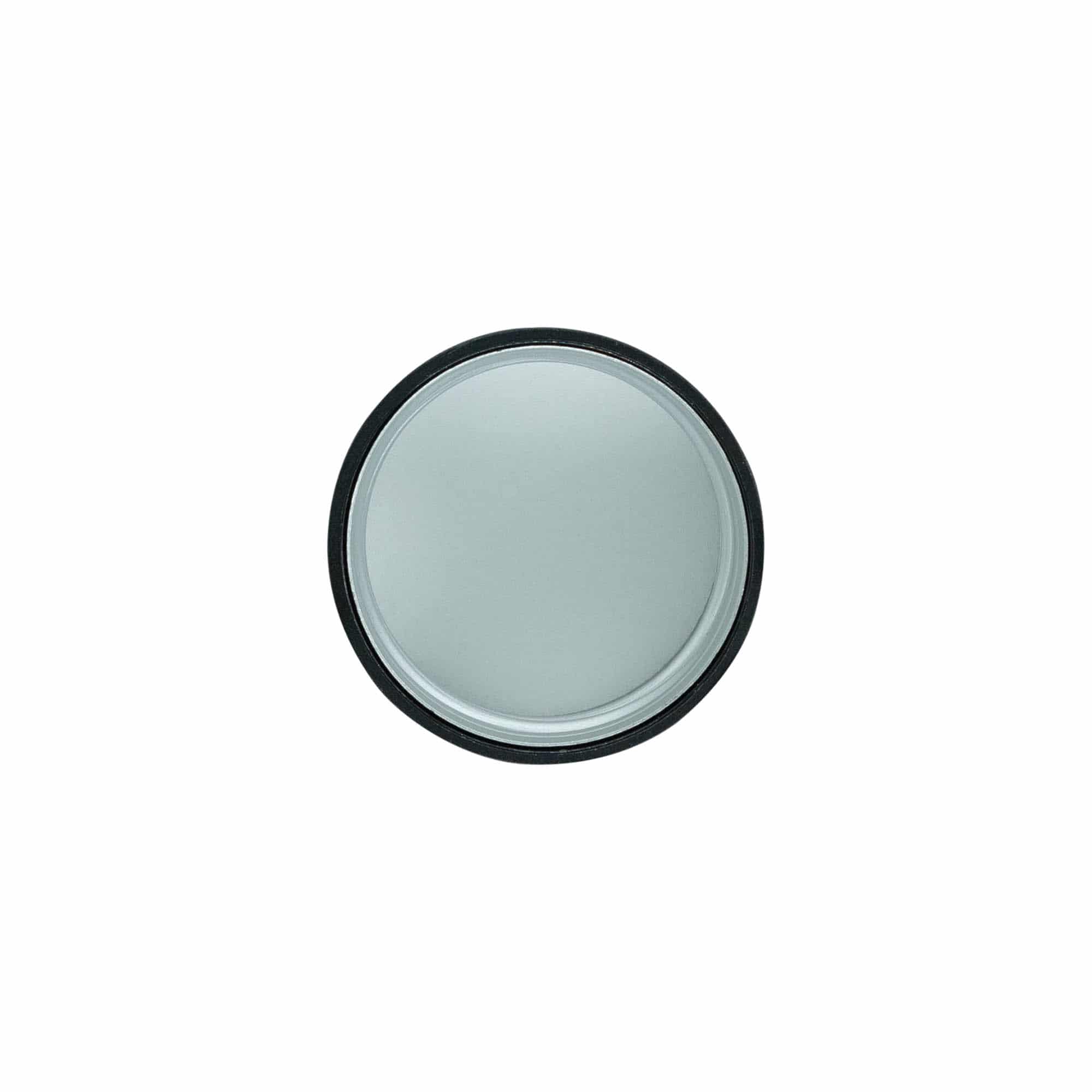 Tapa roscada, metal-plástico, negra, para boquilla: PP 31,5