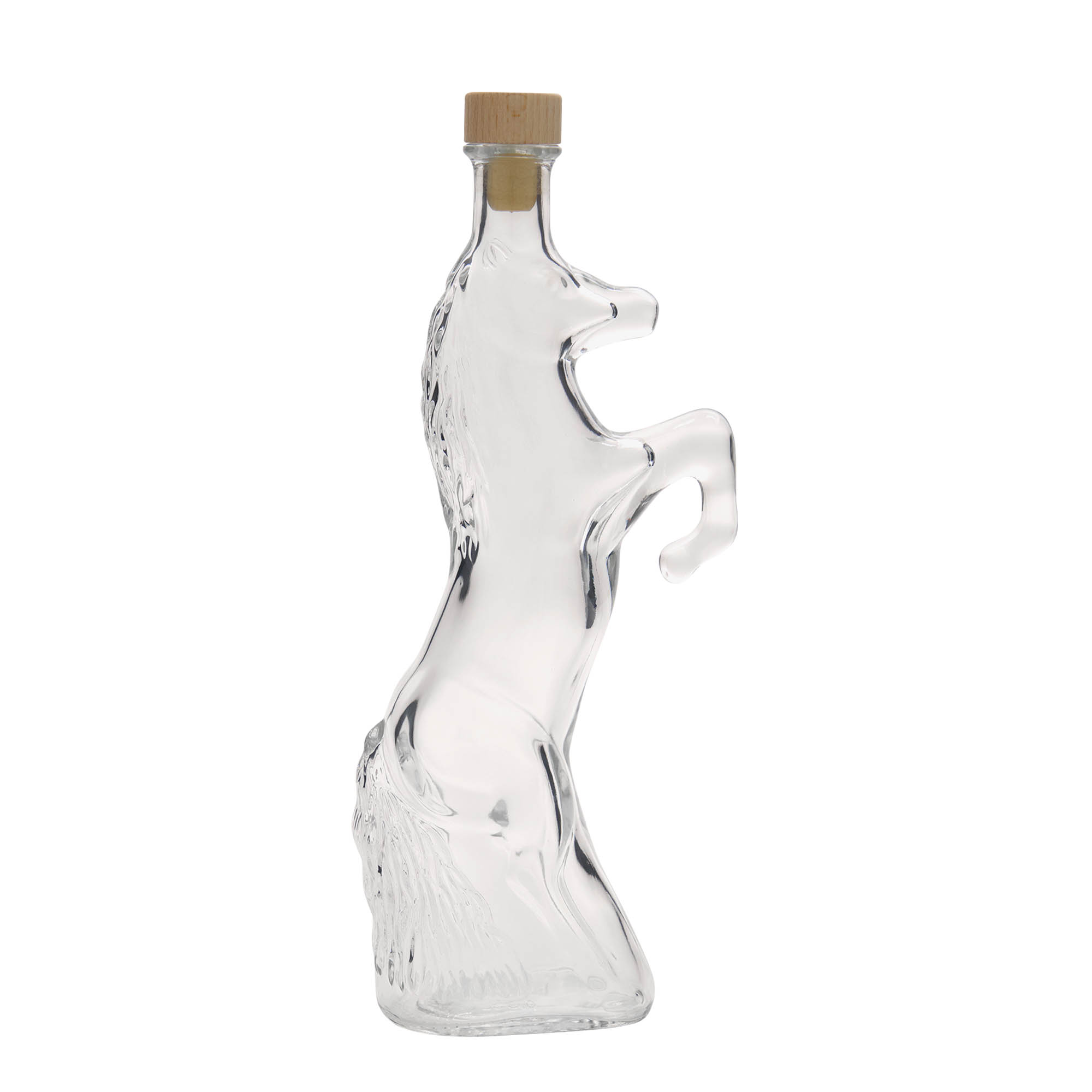 Botella de vidrio de 350 ml 'Wild Horse', boca: corcho